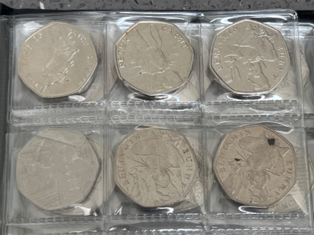 Booklet of mixed UK collectible coin’s including £1’s 50p’s and others (62 total) - Image 2 of 4