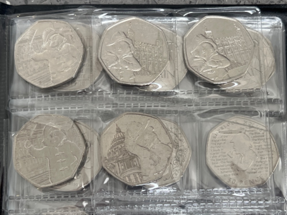 Booklet of mixed UK collectible coin’s including £1’s 50p’s and others (62 total) - Image 3 of 4