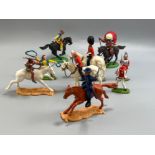 Collection of Britains toy including horse and military