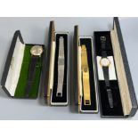 4 various watches including smiths, Avis and accurist. All in original boxes