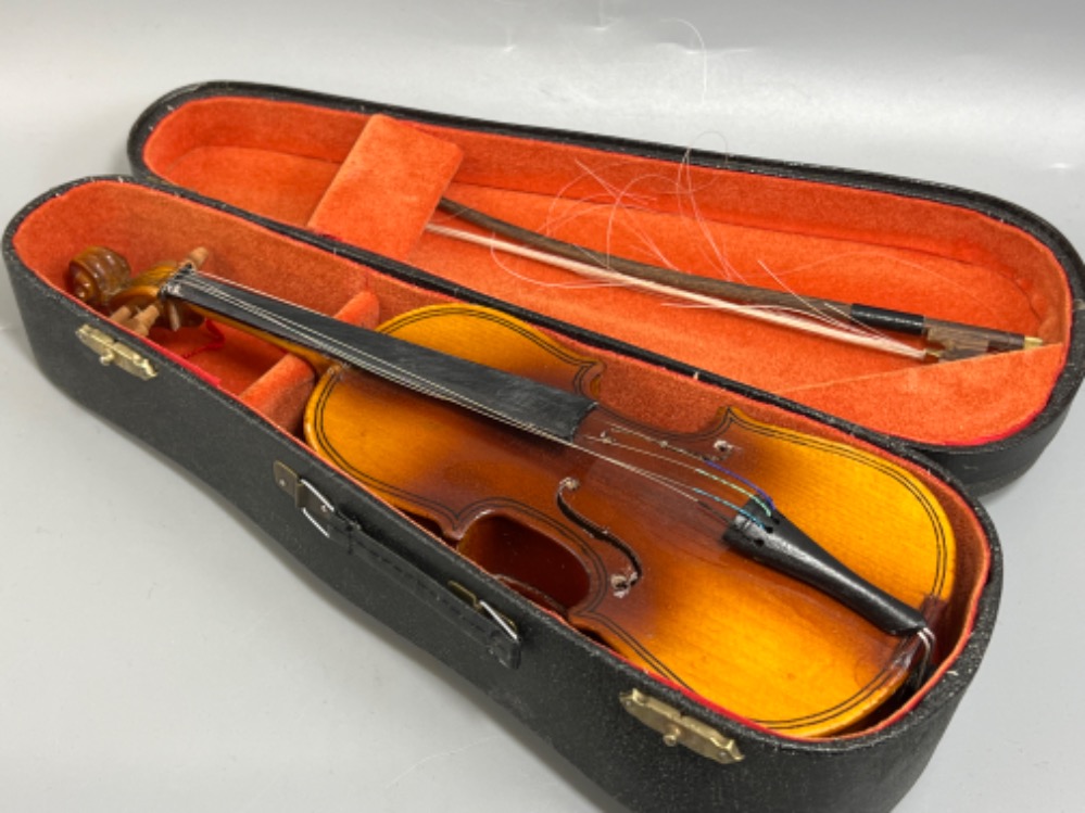 2 miniature cased violin and mandolin - Image 2 of 3