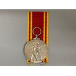 Fire Brigade for exemplary fire service - 1954 - Elizabeth II issue, with original ribbon