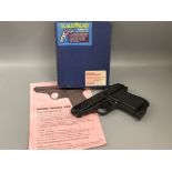 Scalemead arms Co “Bruni Police PPK” blanks firing pistol, with original box