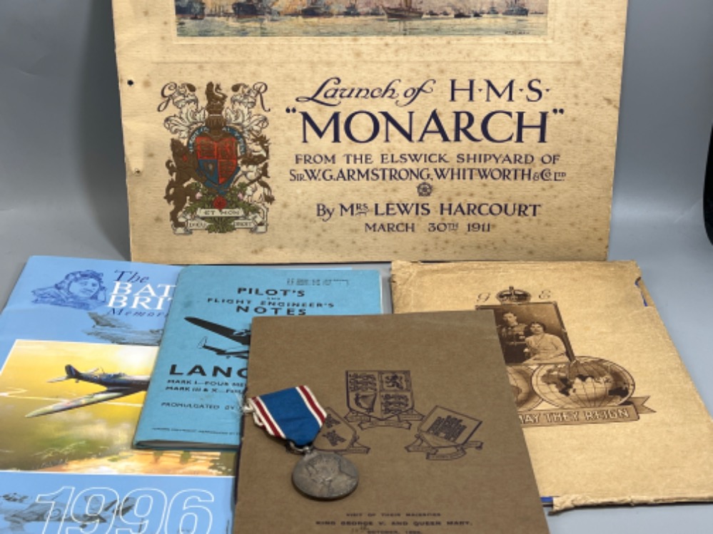 The Battle for Britain & Medal accompanied with other royal items