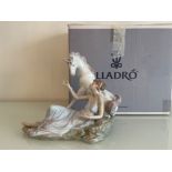 Lladro 6007 ‘The goddess & the unicorn’ in good condition and original box