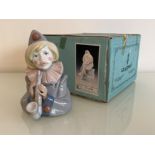 Lladro 5586 ‘Sad note’ clown in good condition and original box with plinth