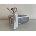 Lladro 4870 ‘Boy awaking’ in good condition and original box