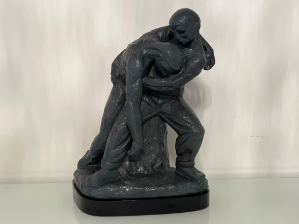 Lladro Rare signed limited edition black sculpture (No.50) in good condition and original box