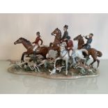 Lladro signed limited edition 5362 ‘Fox hunt’ in good condition and original box (No. 402)