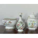 3x Ainsley & Wedgwood assorted items including bud vase