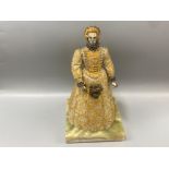 A Rare Birmingham, Mint plated bronze figure of ‘Queen Elizabeth I’ limited edition 38/500, on heavy