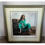 Stunning Robert Lenkiewicz Limited Edition “Painter with Woman” 170/195 - framed 49cm x 59cm