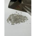 15.11cts of Natural Round Brilliant White Diamonds of various sizes - Unsorted, Ungraded,