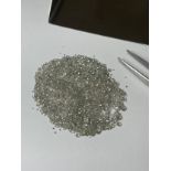 40.21cts of Natural Round Brilliant White Diamonds of various sizes - Unsorted, Ungraded,