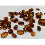 64.50cts Mixed Orangey/Brownish Coloured Stones