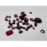 37.42cts Mixed Red/Pink/Purple Stones