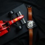Omega 2017 Speedmaster Michael Schumacher Legend Collection Ivory Dial 3506.31.00 Wristwatch with