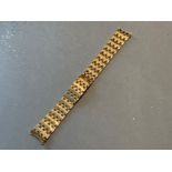 Omega 18ct gold watch bracelet with deployment strap in excellent condition (93.1g)