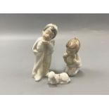 Lladro 5809 ‘Holy Shepards’ in good condition with original box
