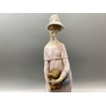 Lladro 4994 ‘Looking at her dog’ by F. Garcia in good condition