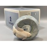Lladro 8068 ‘Fish Natural Frames’ in good condition with original box