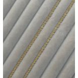 9ct Yellow Gold Rope Chain Weighing 3.07 grams Measuring 49cm in length