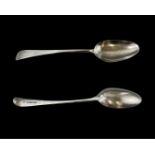 Antique silver hallmarked London 1804 serving spoon, weight 49.53 grams
