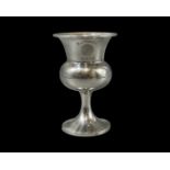 Silver hallmarked Birmingham 1934 small engraved trophy, weighing 45.83 grams and measuring 9.5cm in