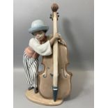 Lladro 5834 Jazz Bass in good condition with original box