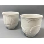 2x lladro candles reference numbers 17666 and 17665 both in good condition