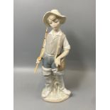 Lladro 4809 Gone Fishing in good condition