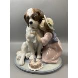 Lladro 6632 A Birthday Kiss in good condition with original box