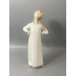 Lladro 4872 girl stretching in good condition