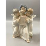 Lladro 4542 Angel Group in good condition