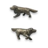 Silver well cast dog figure, weighing 12.67 grams
