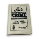 Take A Bite Out Of Crime Newcastle United foot ball cards full collection 1990/91