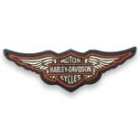 Cast Metal Harley-Davidson sign