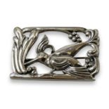 Silver George Jenson style brooch, weighing 10.72 grams