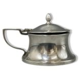 Silver, hallmarked Birmingham 1936, sugar dish, weighing 63.62 grams