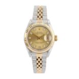 Rolex 1981 bi-metal 26mm Datejust with factory diamond dial reference 69173