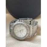 Tag Heuer 4000 Series WF1112-0 38mm white dial in stainless steal Watch