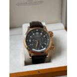 Jager-LeCoultre 18ct Rose Gold 41.5mm Master Compressor Wristwatch model Q1712440 Accompanied by