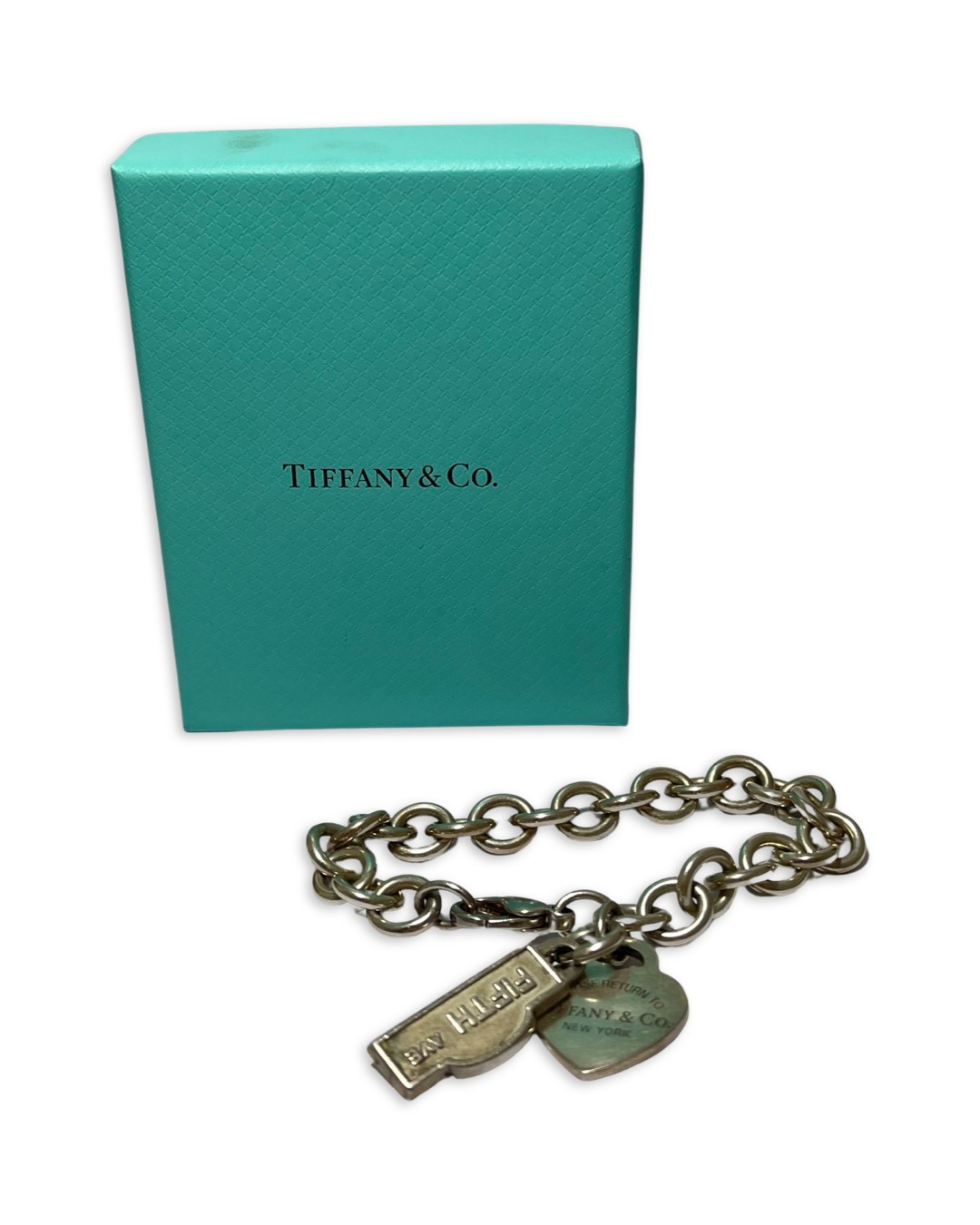 Tiffany & Co. Silver 'Return To Tiffany' Bracelet weighing 41.28 grams and measuring 18.5cm in