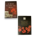 2 gold plated coin collections of WWI poppy Remembrance with certificates and cases