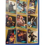 Large amount of ProSet Super Stars music cards in binder approximately 360