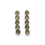 Antique Silver Circa 1900 Diamond Drop Earrings comprising of Approximately 2.00cts combines