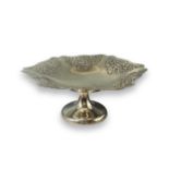 Silver Sheffield 1960 Tazar Sweet Dish weighing 378.5 grams measuring 10.cm in height