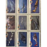 Large amount of collectable cards to include Desert Storm, Desert Shield and Pacific WWII