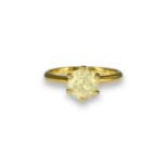 Brand New ex Display 18ct Yellow Gold 1.75ct Natural Round Brilliant Diamond Solitaire Ring Weighing