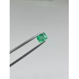 GIA Certified Natural 1ct Russian Octagonal Cut Emerald